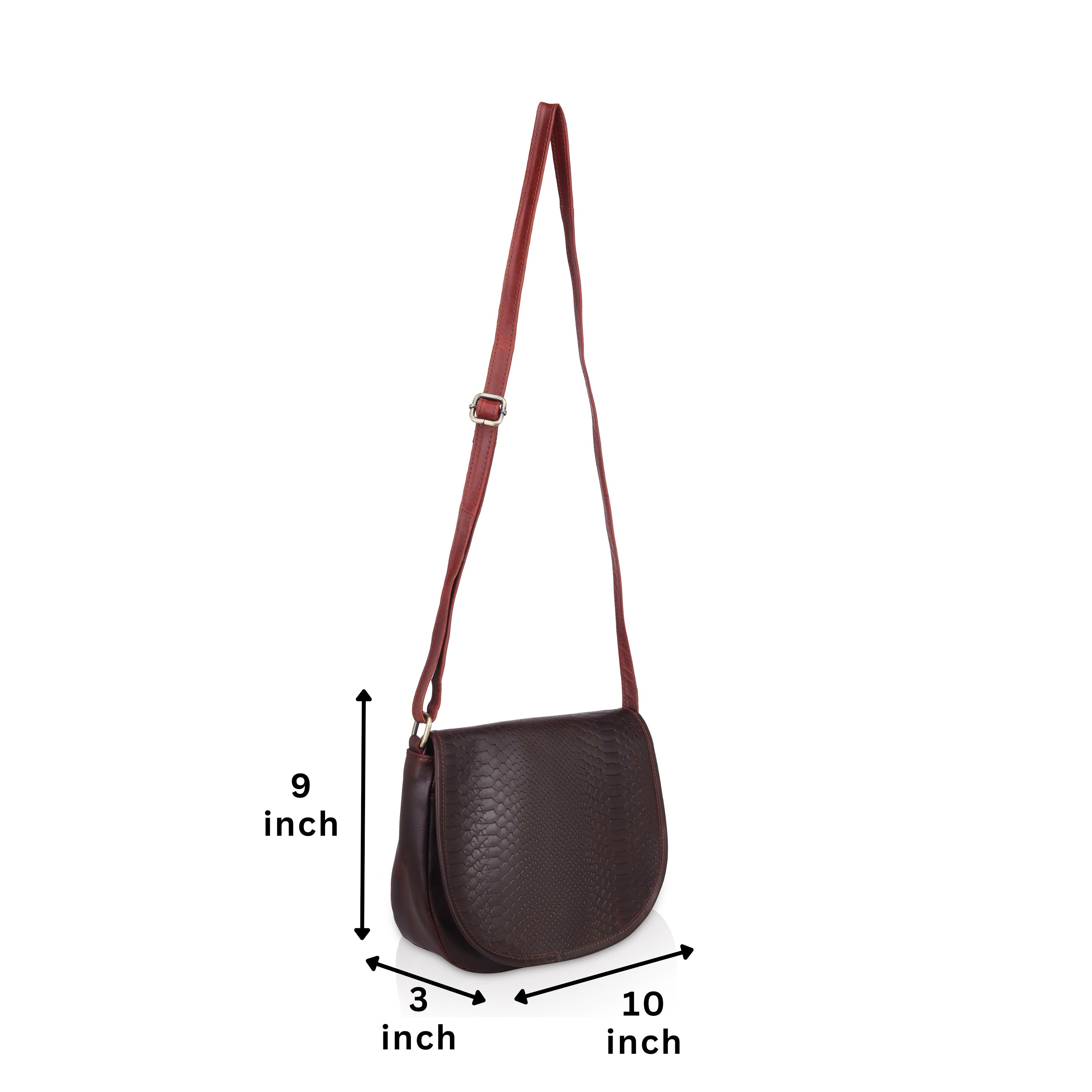 The Croco Satchel- Crossbody Bag