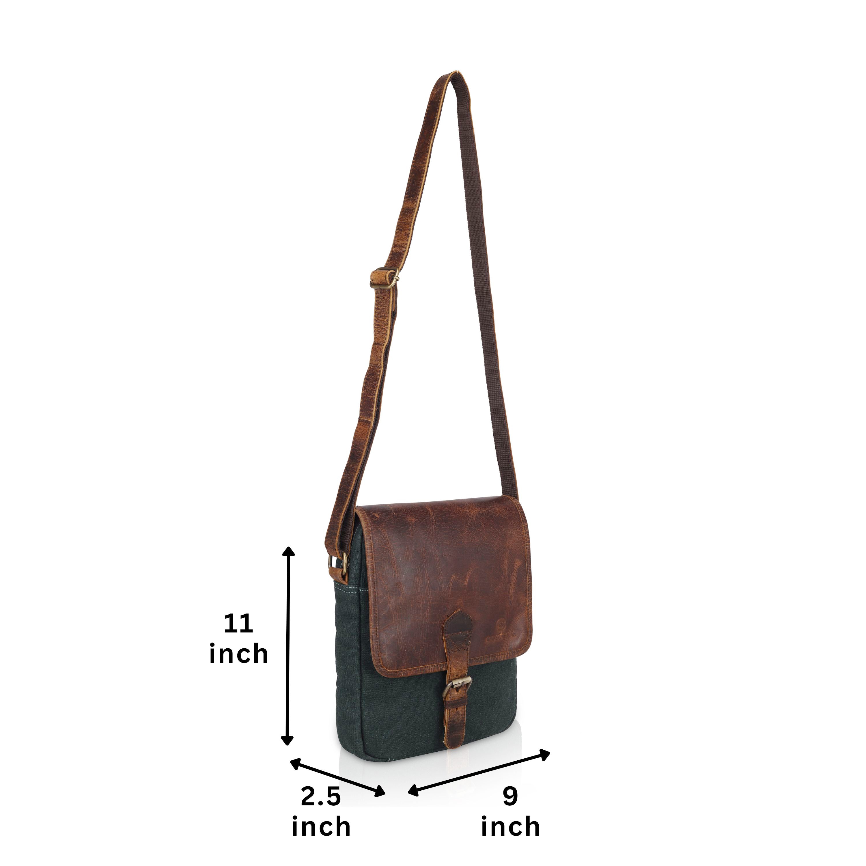 Canva - Cross Body Sling / Forest Green