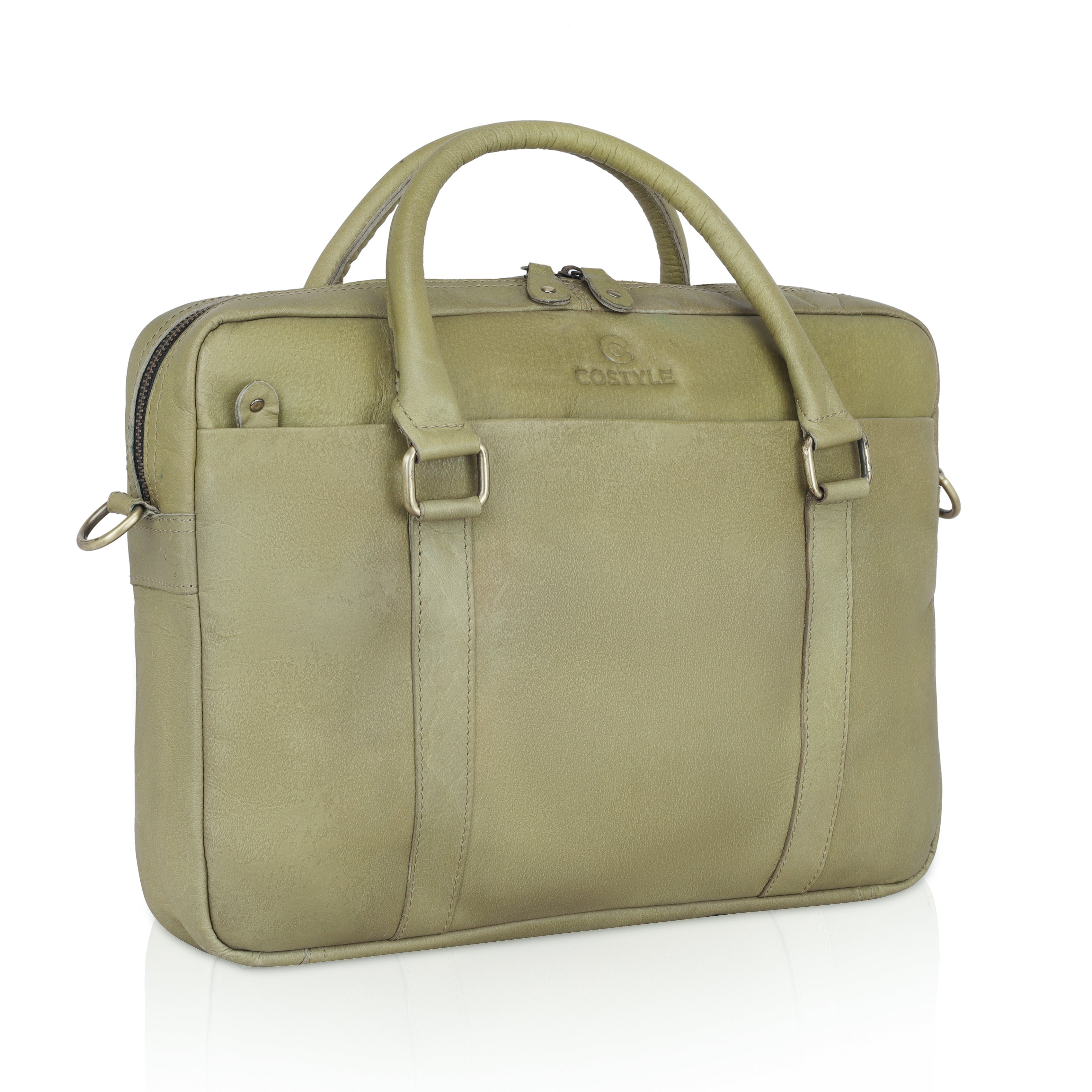 Quento Leather Laptop Bag