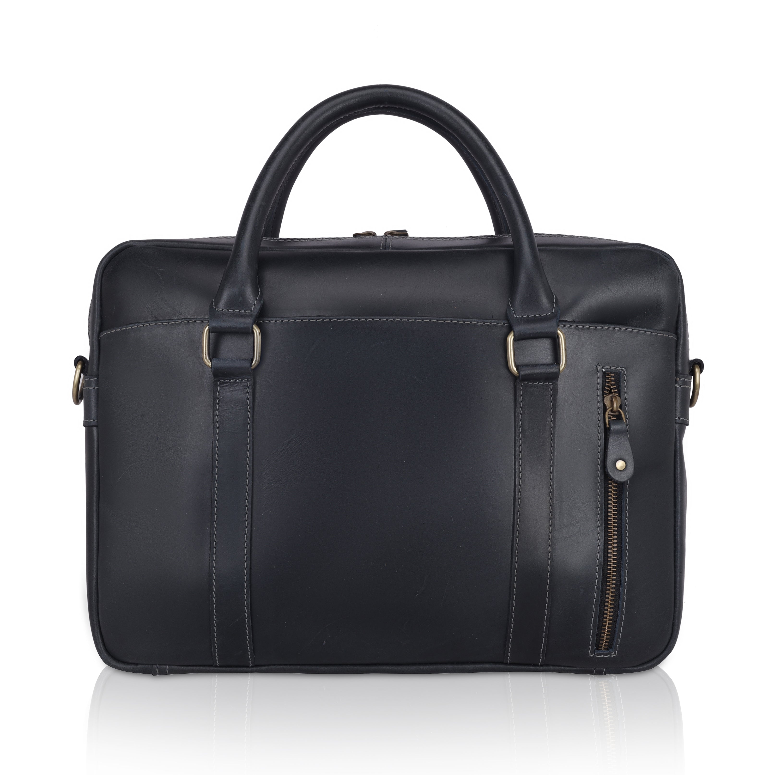 Quento Leather Laptop Bag