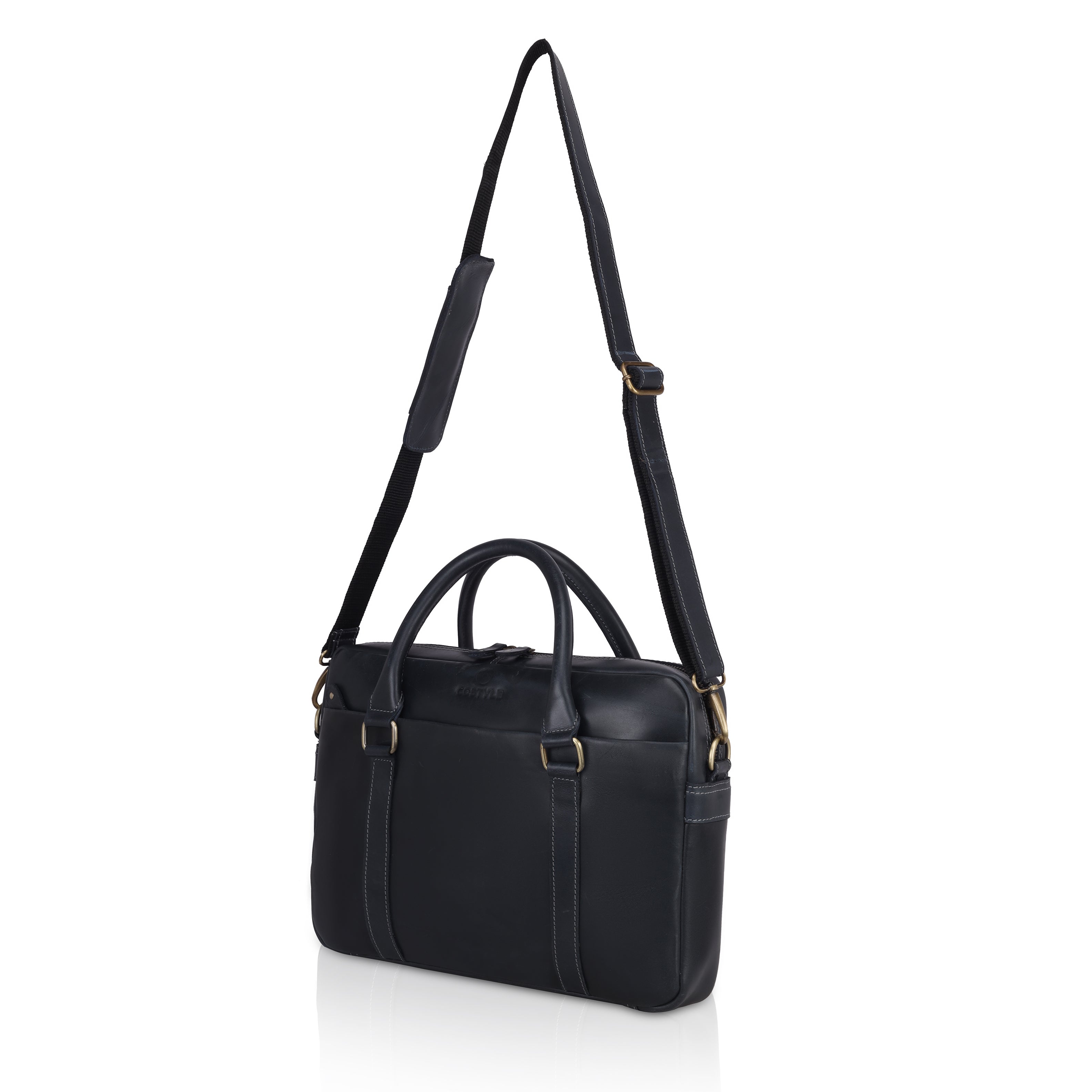 Quento Leather Laptop Bag