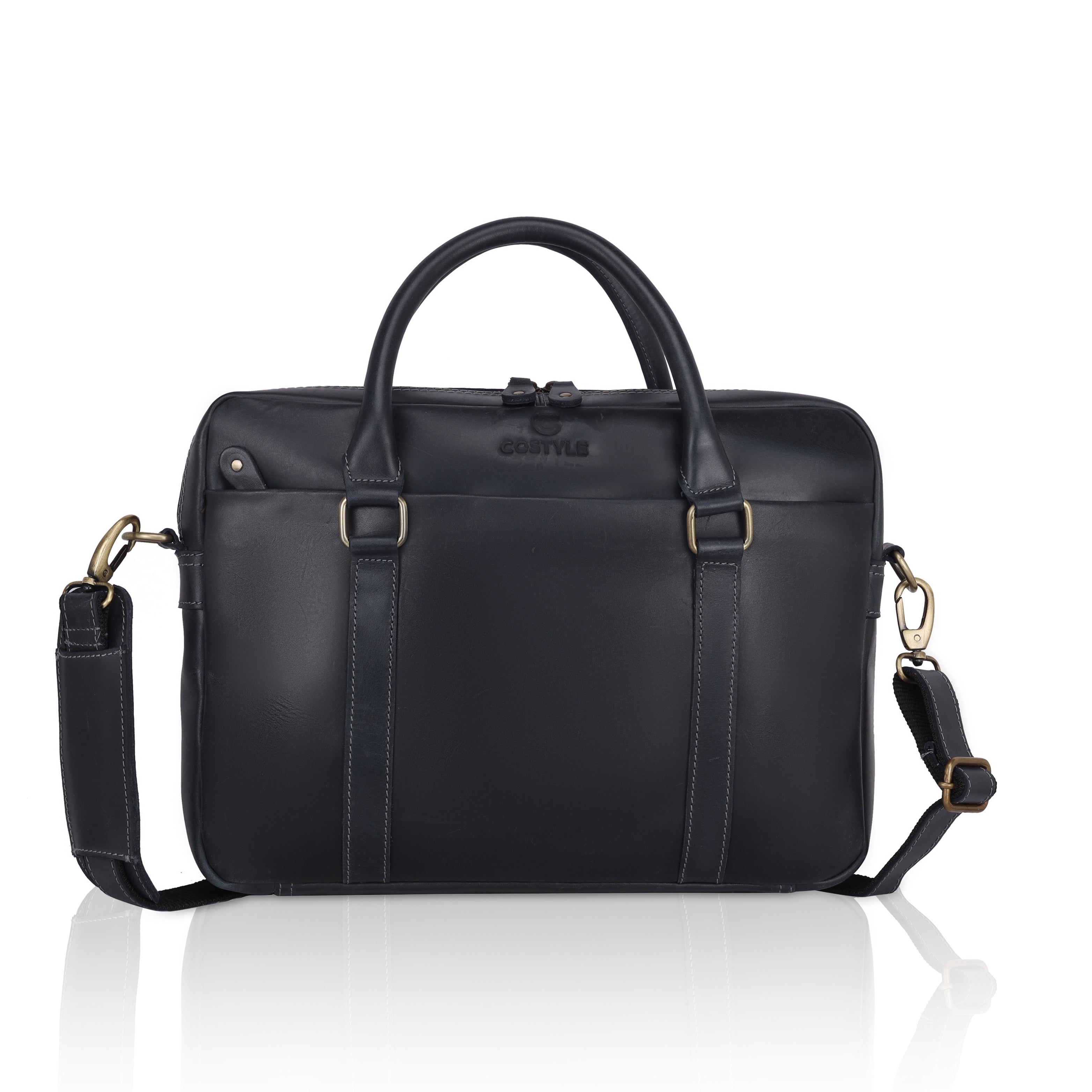 Quento Leather Laptop Bag