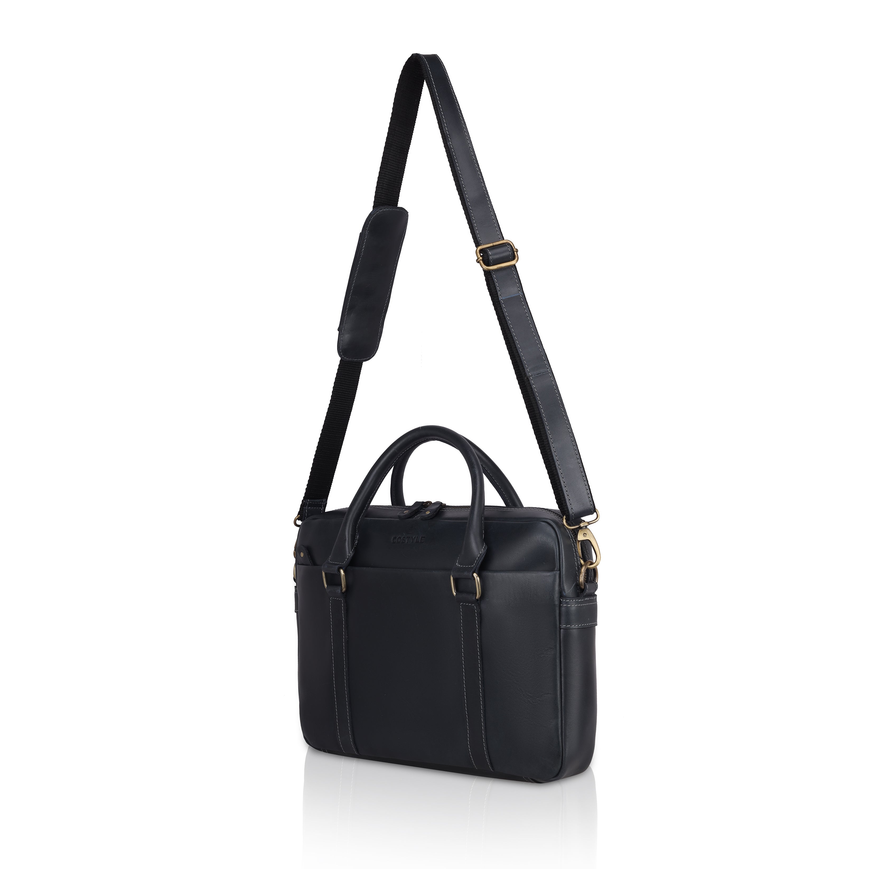 Quento Leather Laptop Bag