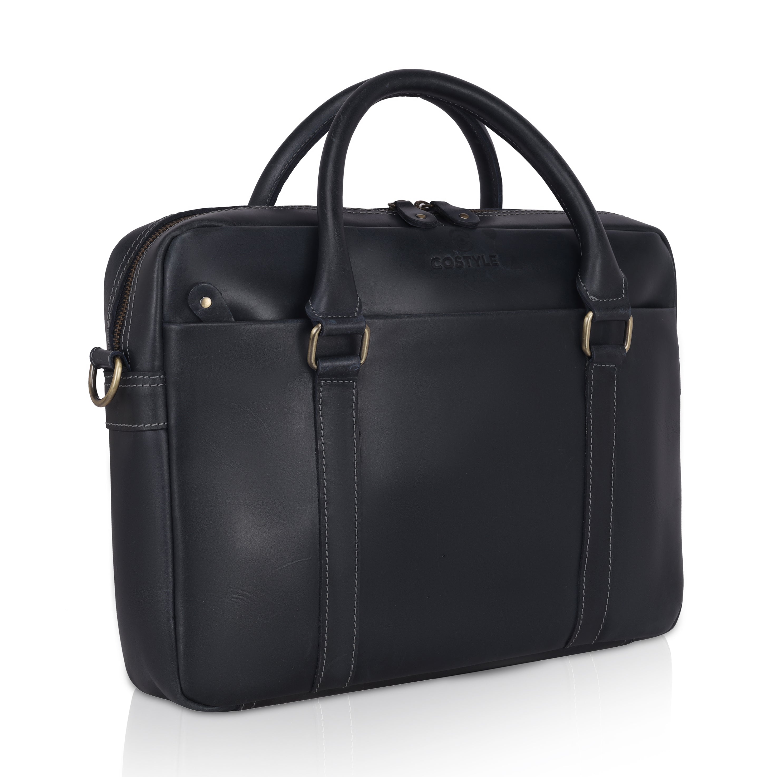 Quento Leather Laptop Bag