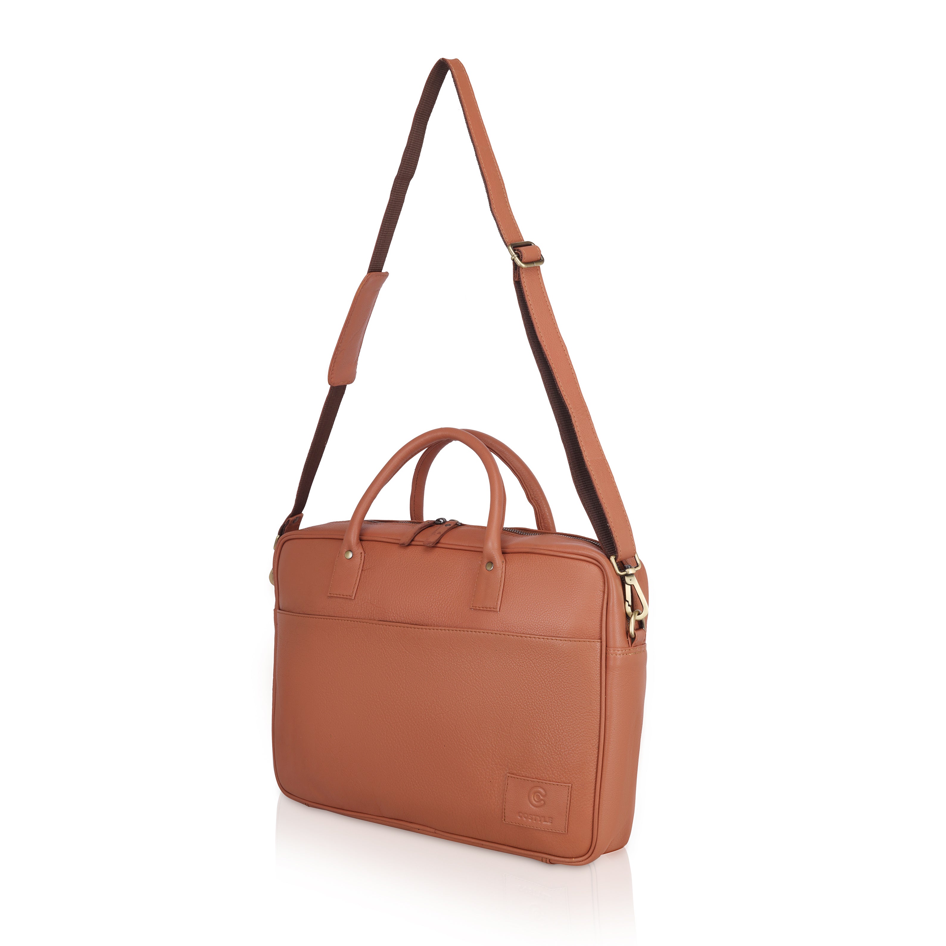 COSTYLE Luxe Leather Laptop Bag
