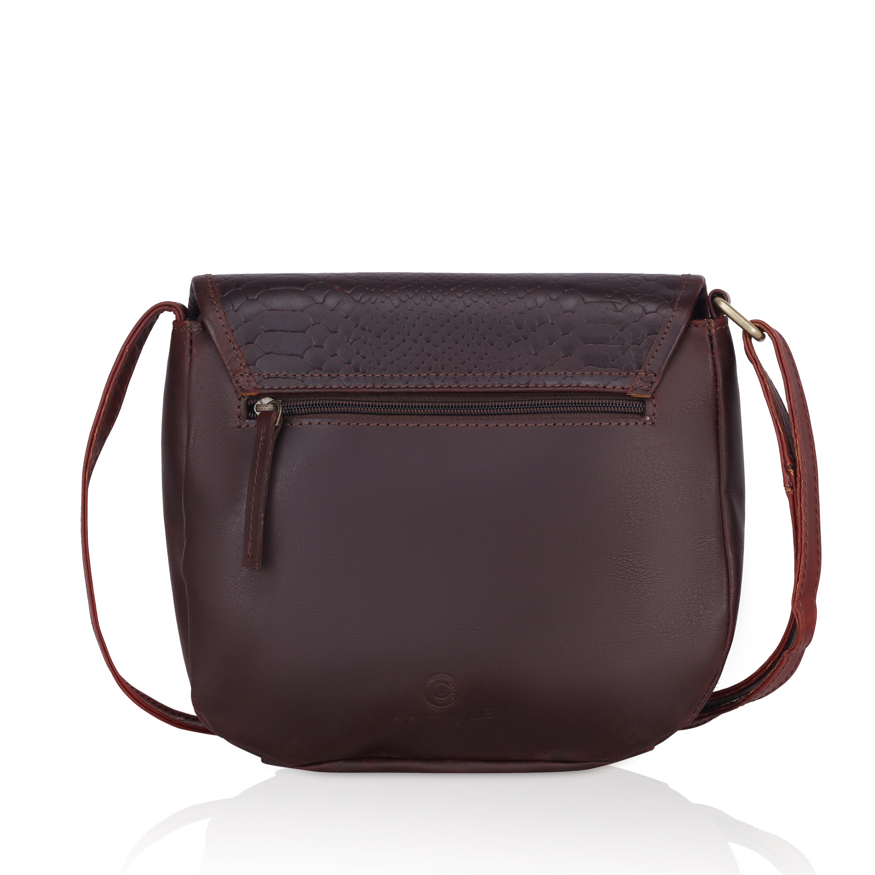 The Croco Satchel- Crossbody Bag