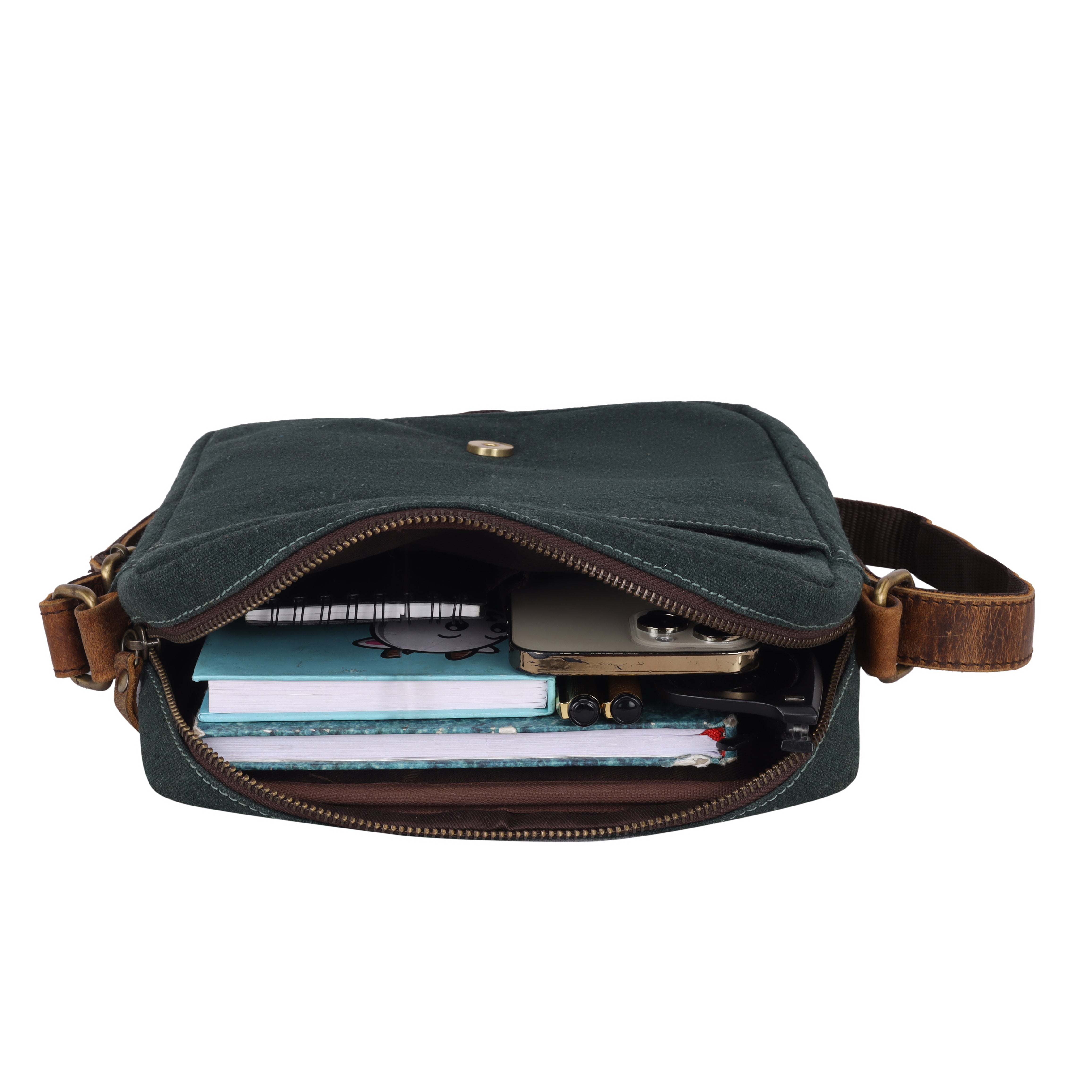 Canva - Cross Body Sling / Forest Green