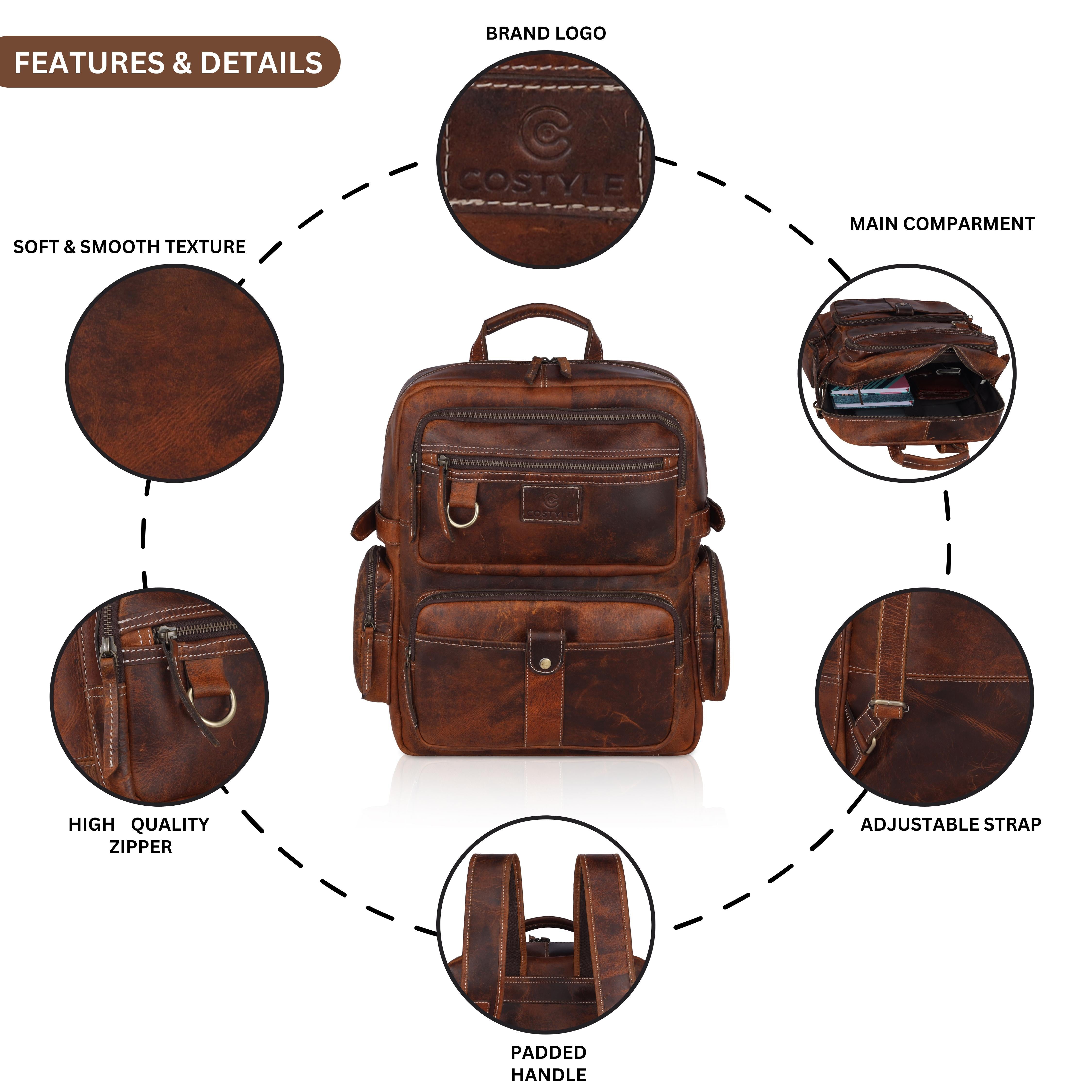 Leather Backpack - Modern Nomad