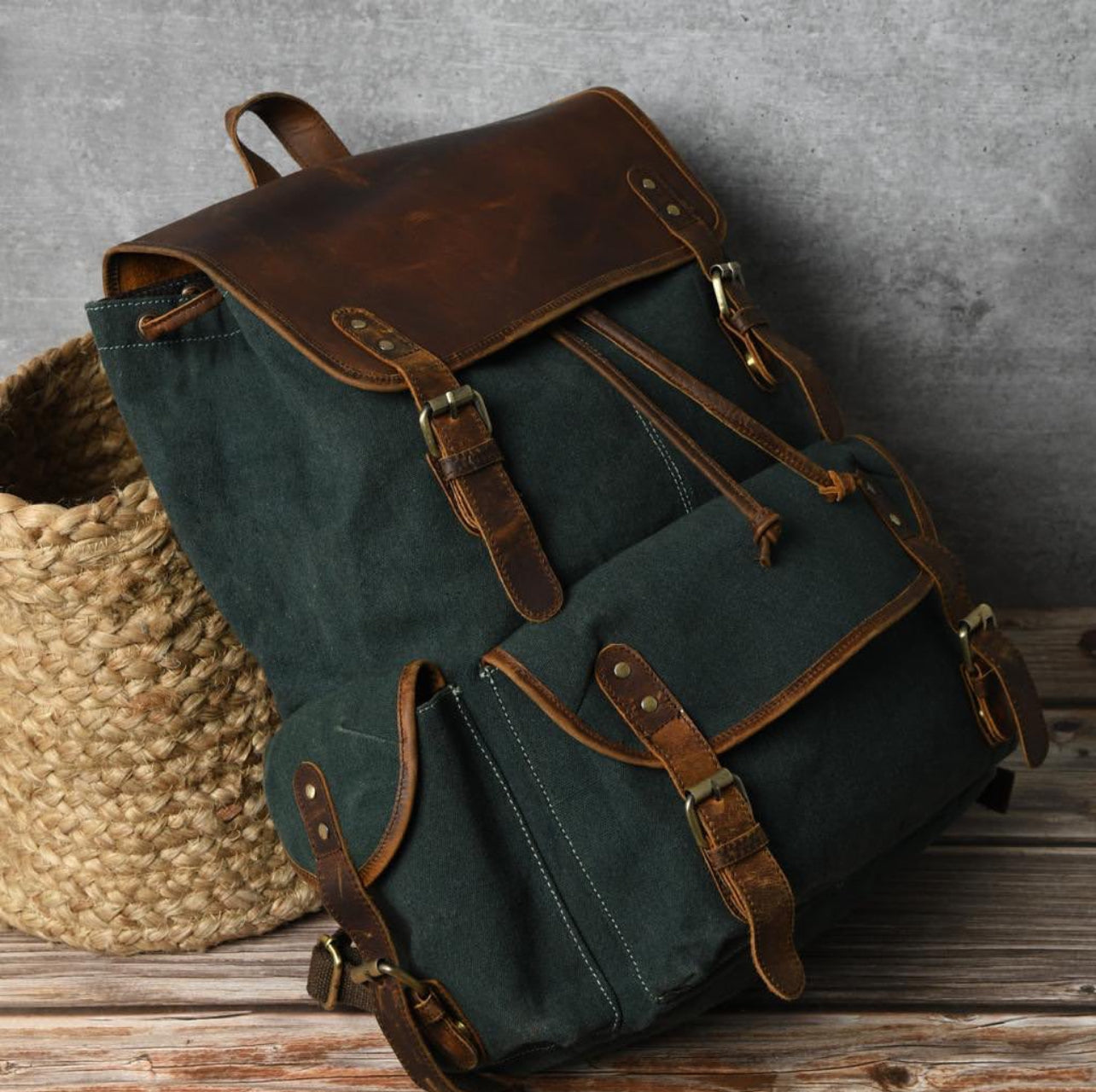 COSTYLE Genuine Leather Backpack – Canva