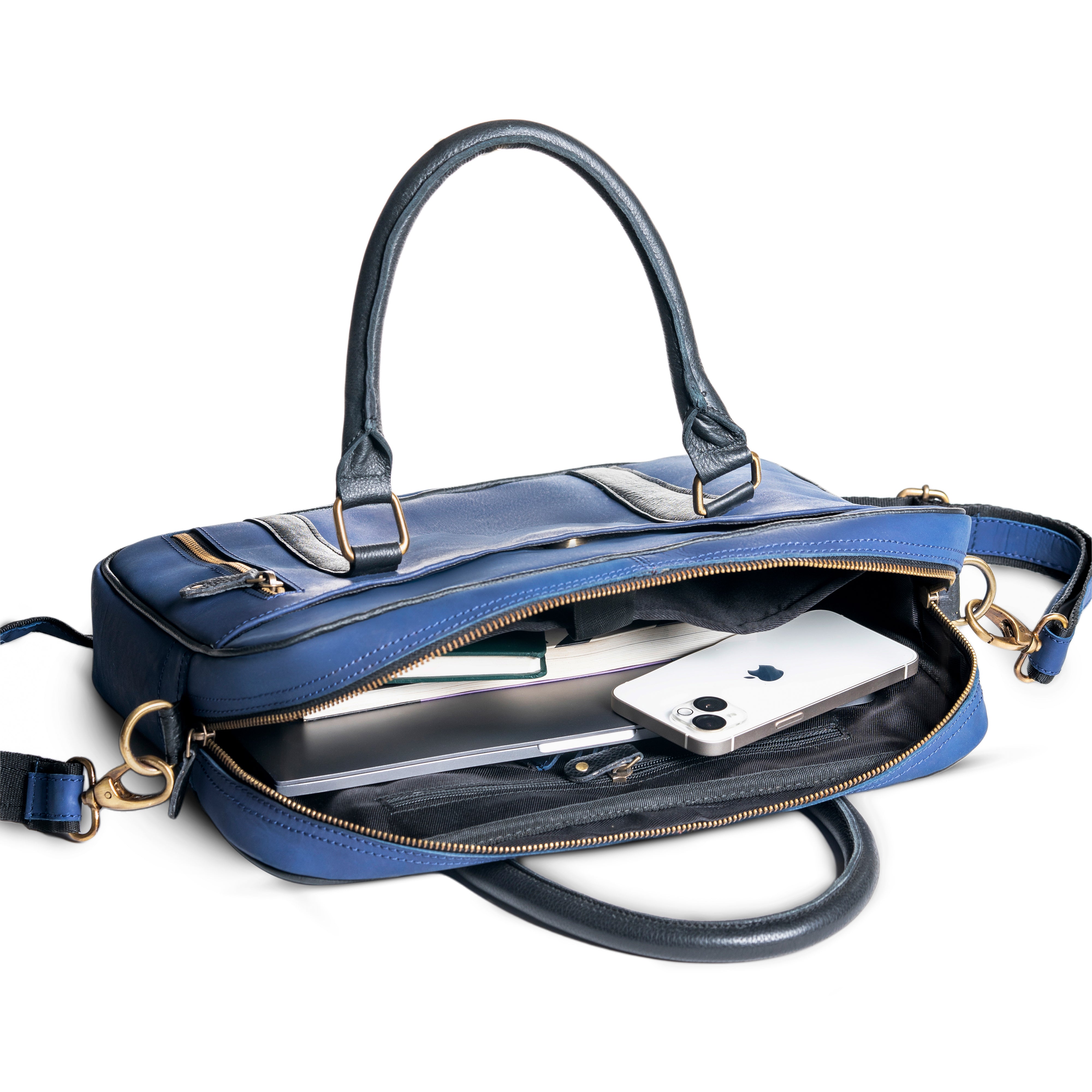 Quento Leather Laptop Bag