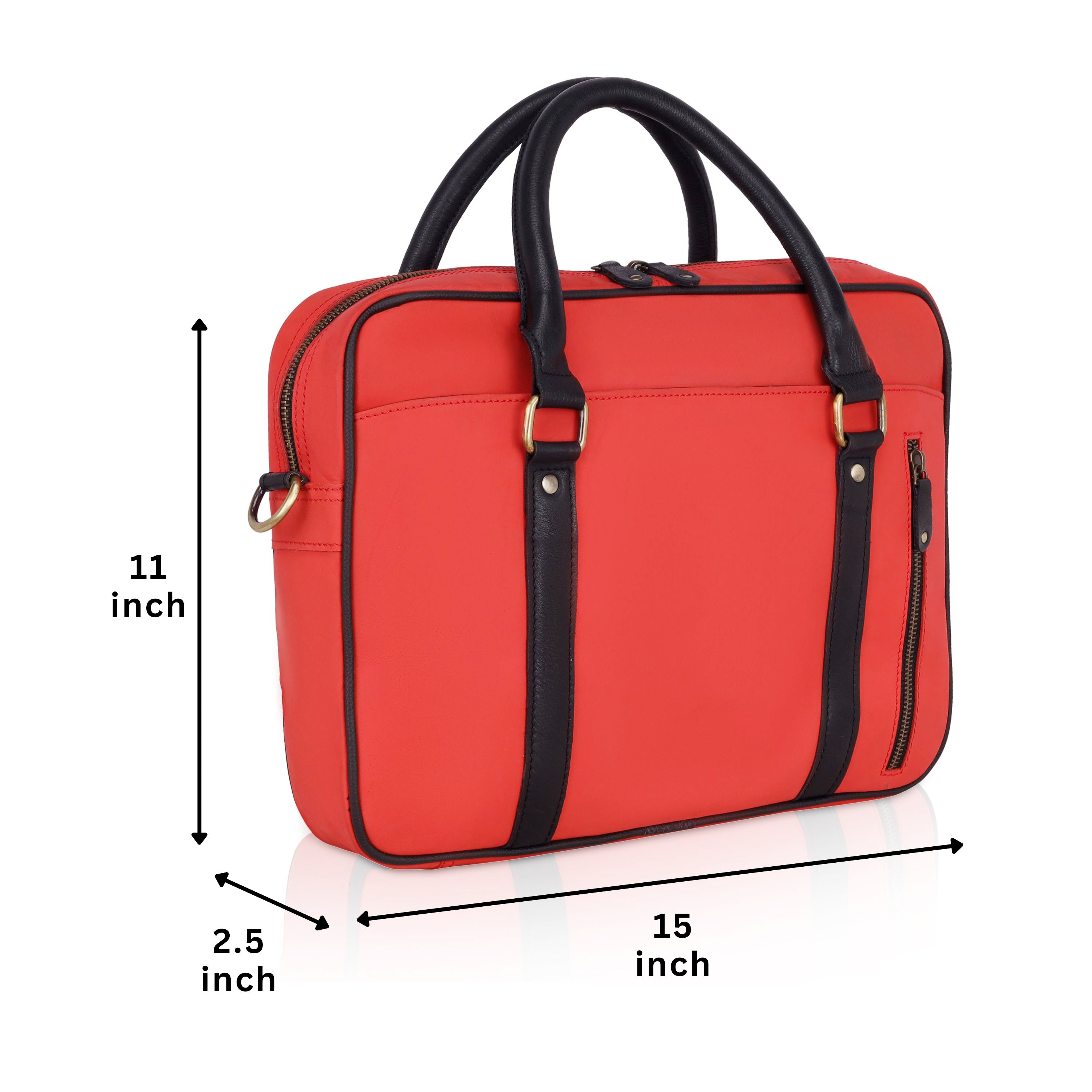 Quento Leather Laptop Bag