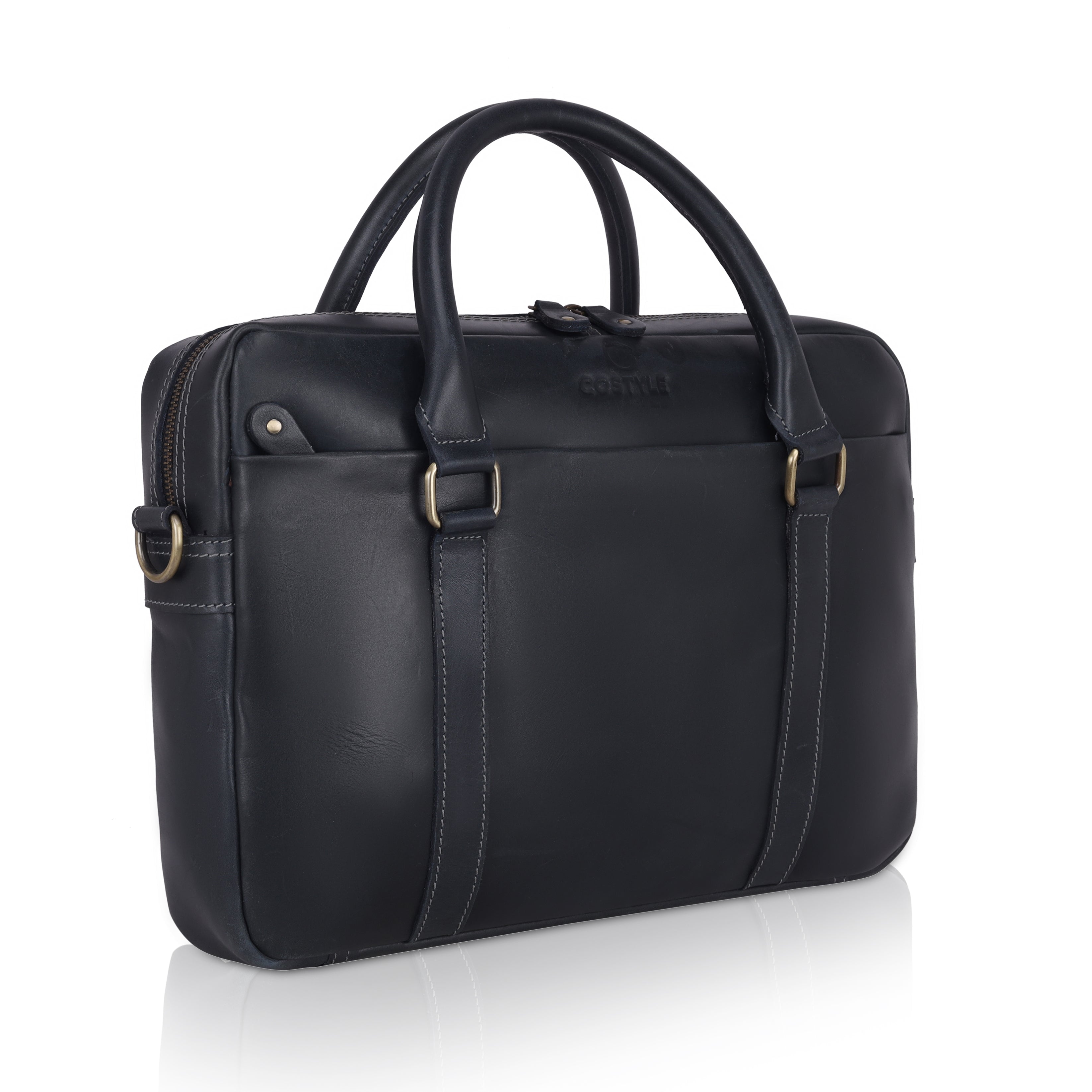 Quento Leather Laptop Bag