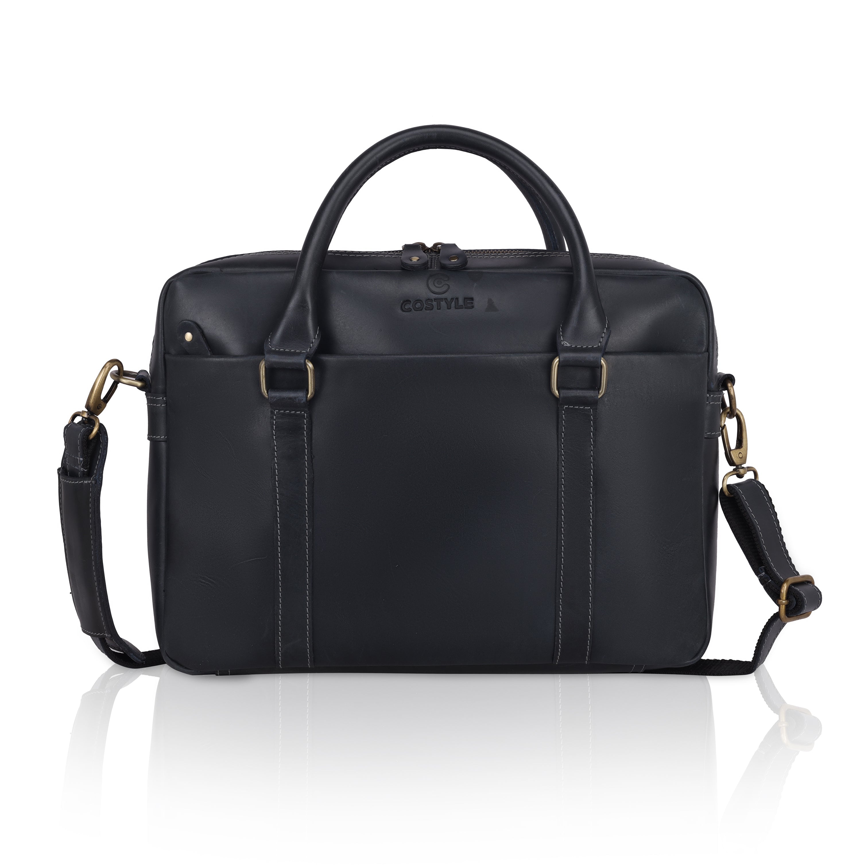 Quento Leather Laptop Bag