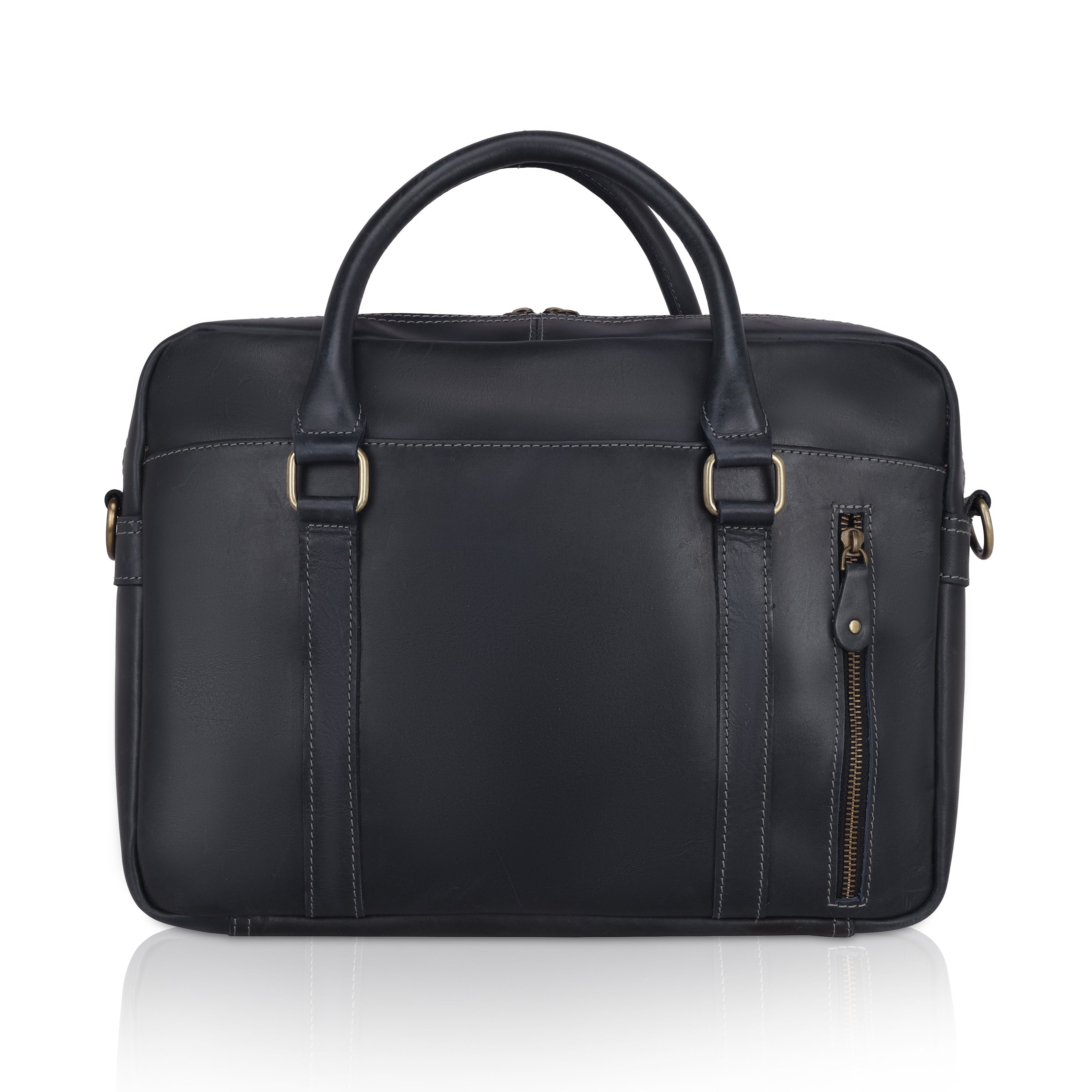 Quento Leather Laptop Bag