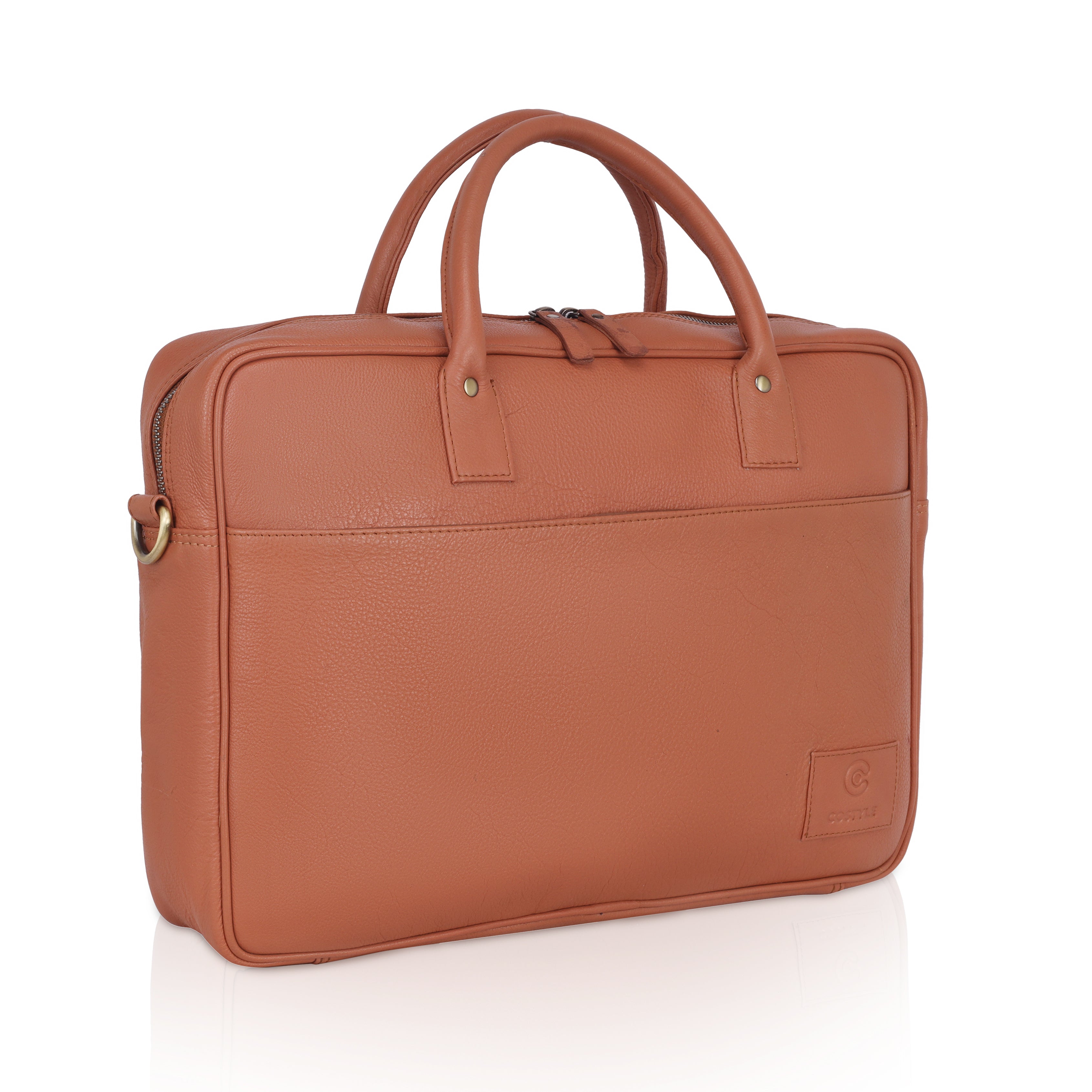 COSTYLE Luxe Leather Laptop Bag