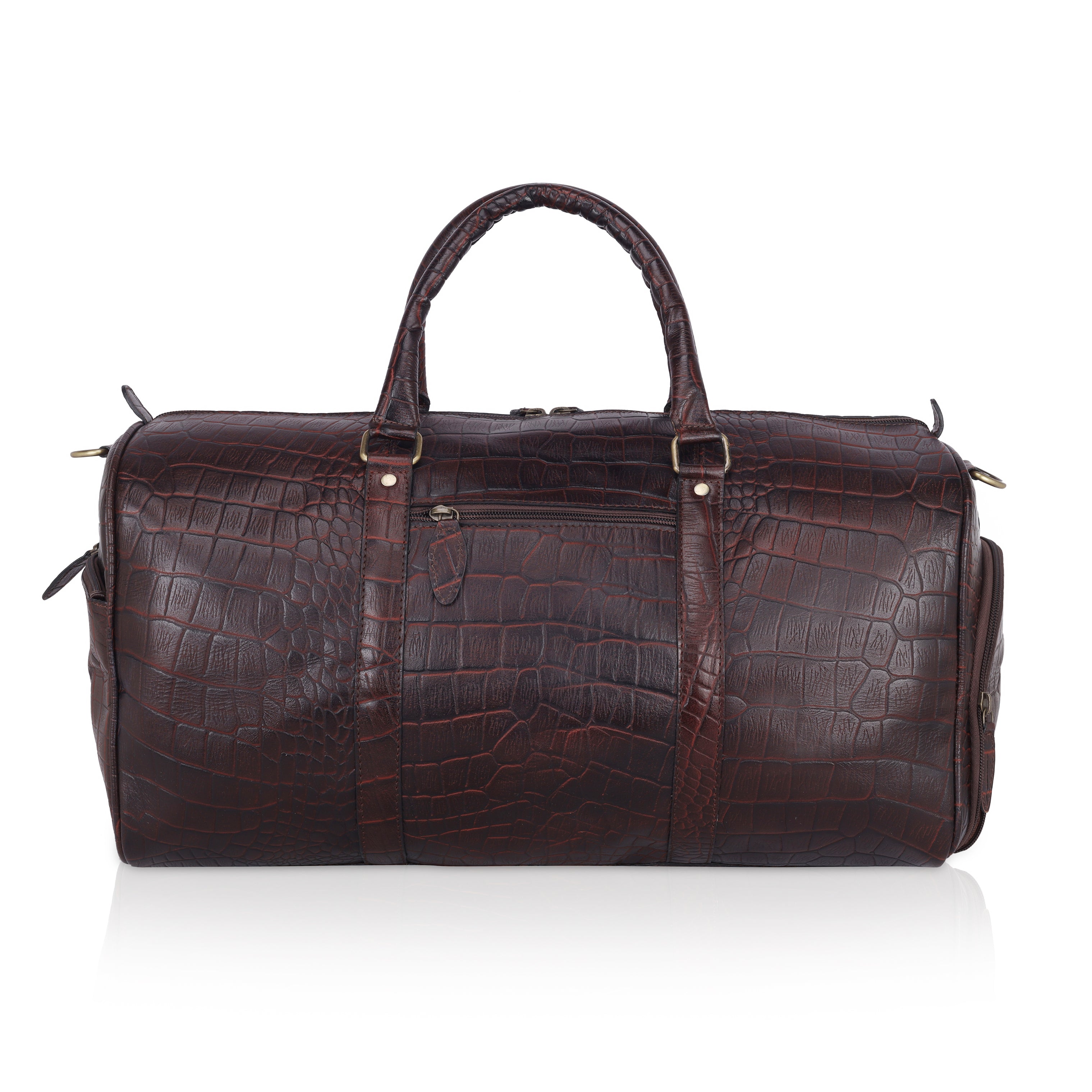 Costyle Croco Leather Duffle Bag