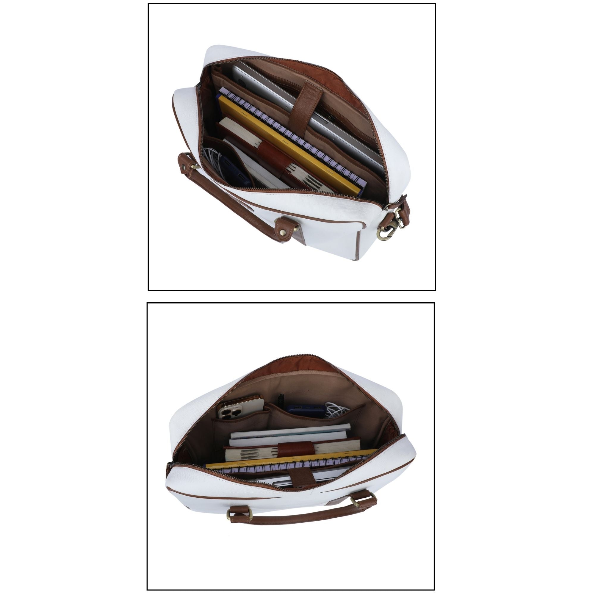 Saffiano Leather Laptop Bag