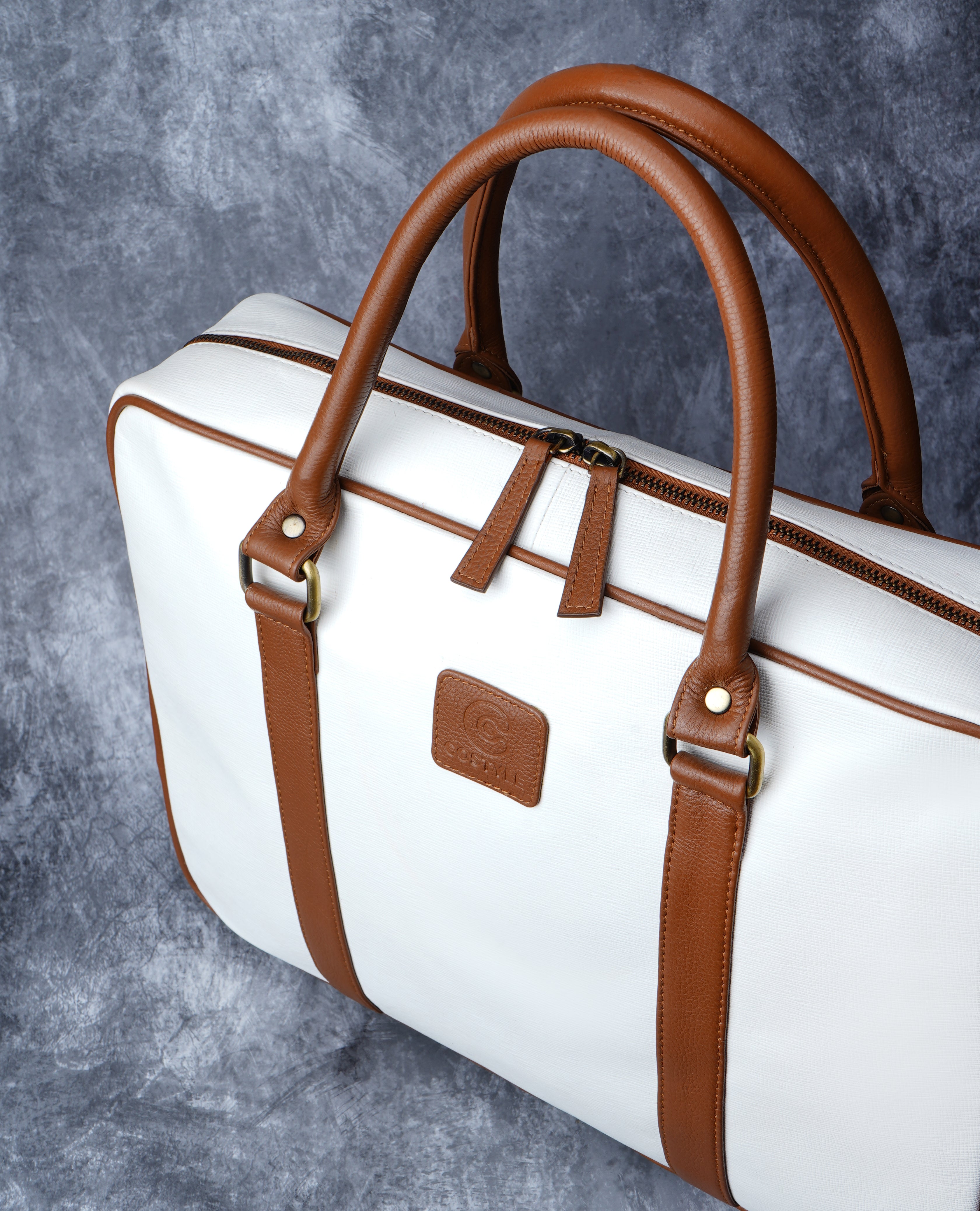 Saffiano Leather Laptop Bag